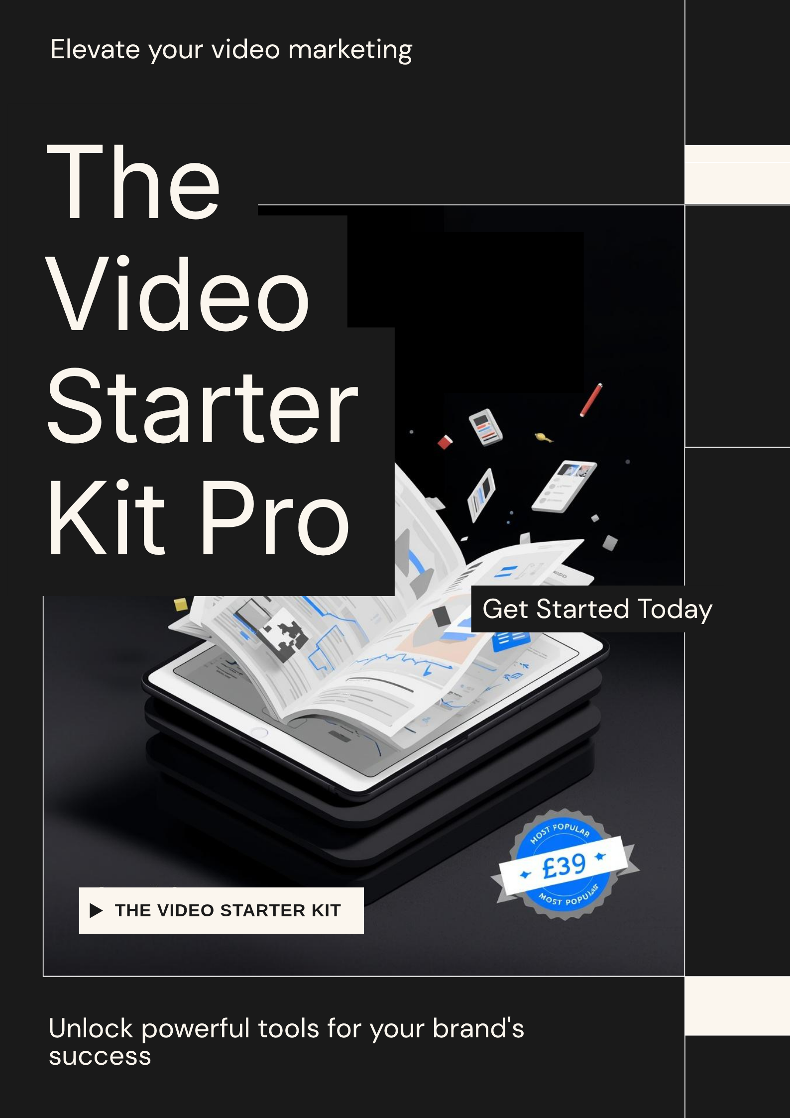 The Video Starter Kit Pro — Playbook, Templates, AI Prompts, and lifetime updates